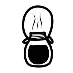 Clear Glass Jar with Lid