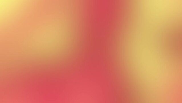 Red and yellow gradient background. Animation of abstract texture