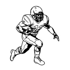 Fototapeta premium Football svg, football player svg, Football name svg, football team svg png, American Football Player Svg, Football Shirt svg, Half Player 