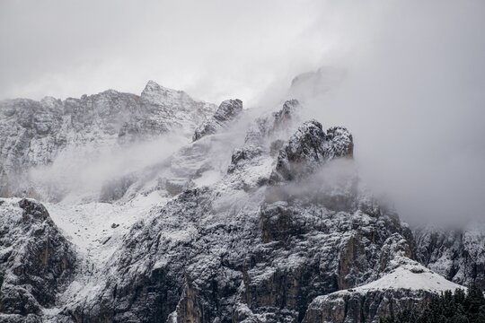 Close-up shot of Sasso Lungo mountain in Italy © Kay Fritsch/Wirestock Creators