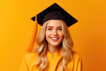 Smiling Student in Grad Hat