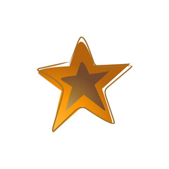 Obraz premium Star Icon Illustration Vector