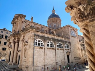 Obraz premium Cathedral of the Assumption of the Virgin Mary in Dubrovnik, Croatia