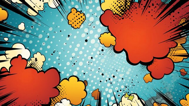 comic background 