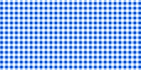 Blue and White Checkered Tablecloth