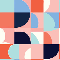 Obraz premium Seamless Colorful Abstract Pattern. Seamless pattern of Abstract in colorful style. Add color to your digital project with our pattern!