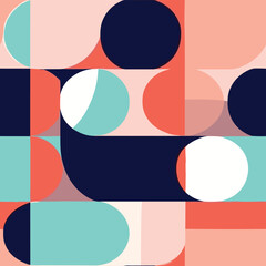 Obraz premium Seamless Colorful Abstract Pattern. Seamless pattern of Abstract in colorful style. Add color to your digital project with our pattern!