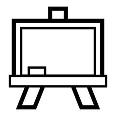 Fototapeta premium Whiteboard icon