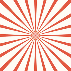 Creative vector white and red sunburst pattern background