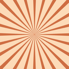 Obraz premium Chocolate and white rays abstract sunburst design