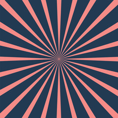 Sunburst backdrop vector design with a pink and blue color