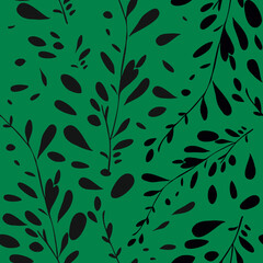 Botanical seamless pattern illustration floral graphic 