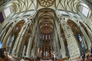 Catedral de María Inmaculada Madre de la Iglesia, Vitoria, Gasteiz, Álava, Basque Country, Euskadi, Euskal Herria, Spain.