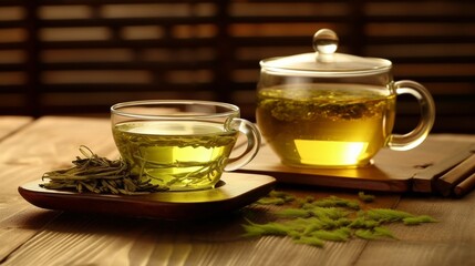 Fototapeta premium emerald tea .