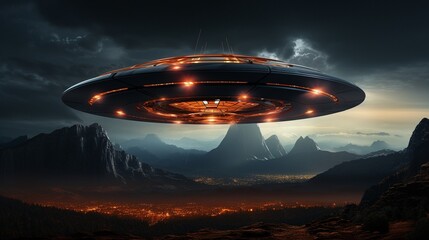 Fototapeta na wymiar UFO