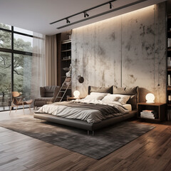 interior of a bedroom