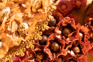 Doces de festa, doces glamorosos, casamentos, e aniversários