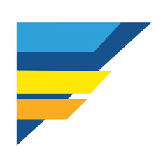 Geometric Corner Shape
