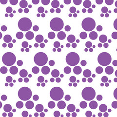 Paw-like circle pattern background... Seamless abstract amazing geometric pattern 
