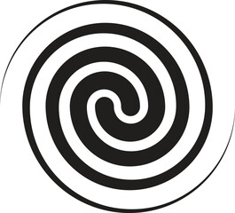 Fototapeta na wymiar Spiral and swirls logo design elements, icons, symbols, and signs. 