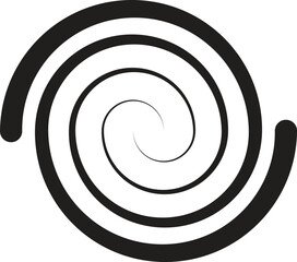 Fototapeta premium Spiral and swirls logo design elements, icons, symbols, and signs. 