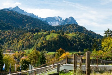 Fototapeta na wymiar Zugspitze Tal