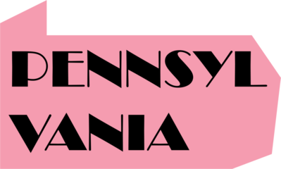 outline drawing of pennsylvania state map.