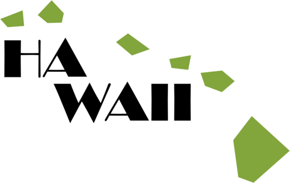 outline drawing of hawaii state map.
