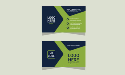 Simple Professional Business card design for personal and company identity.