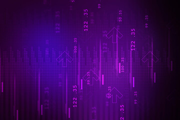 Obraz premium 2d illustration Abstract futuristic electronic circuit technology background