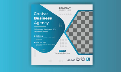 
Editable template post for social media ad. Instagram template post., Suitable for social media post, instagram and web internet ads. Vector illustration with photo college
