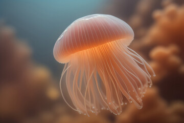 jelly fish in the aquarium