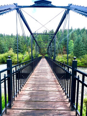 Keystone Bridge in McGraw Memorial Park 