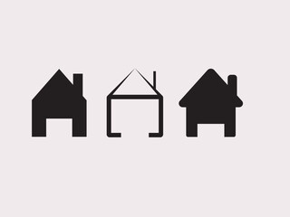 house icon set
