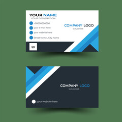 Creative and modern business card template.Modern and simple business card design .Vector design formal modern business card.Colorful business card elements desing.