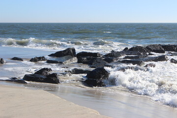 The roar of the ocean