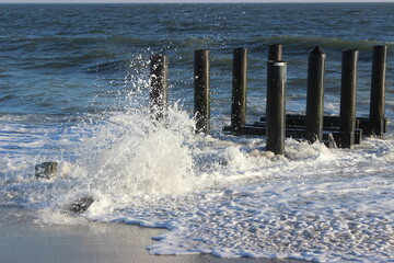 The roar of the ocean
