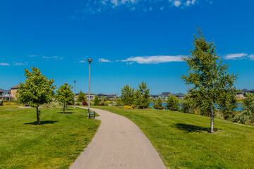 Marshall Hawthorne Park in the city of Saskatoon, Canada