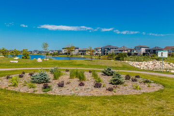Marshall Hawthorne Park in the city of Saskatoon, Canada