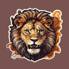 lion sticker