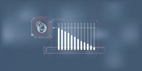Infographic of decline in global oil demand.