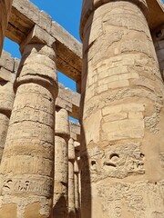 Temple complex in Luxor, Egypt.