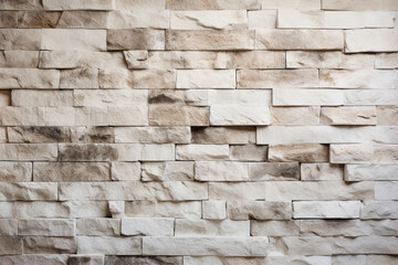 Light brick wall texture background. Generative AI. 
