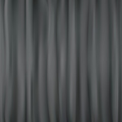 Obraz premium Wrinkled hoodie fabric, space for text, waves on black cotton fabric, grey melange, close-up hoodie, close-up sweater, Fabric backgroun. eps 10d texture, cotton fabric