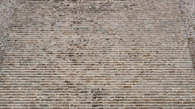 Front of Pyramid of the Magician, Uxmal, Mexico