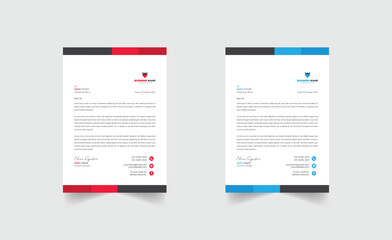 Corporate Letterhead Design Template