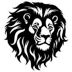 Lion head vector