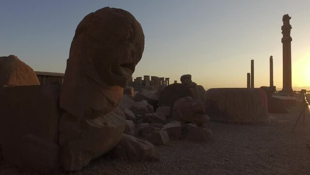 The site of Persepolis Marvdasht Iran