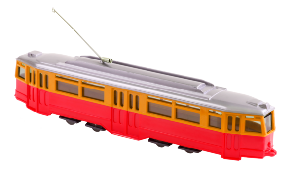 Altes Straßenbahn _ Kunststoff Modell _ Triebwagen
