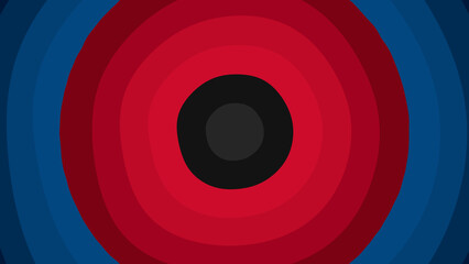 Blue and Red Circles Background